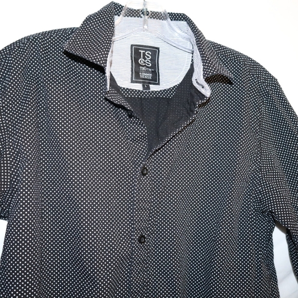 Truth Substance and Common Sense black polka-dot shirt - Picture 5 of 8